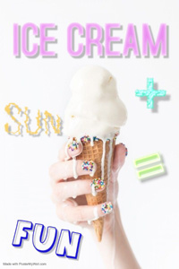 Icecream + Sun = Fun