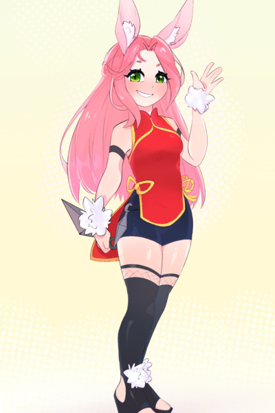 Konoha's Cherry Blossom Bunny