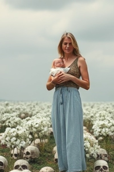 Molly and the field of blood flowers